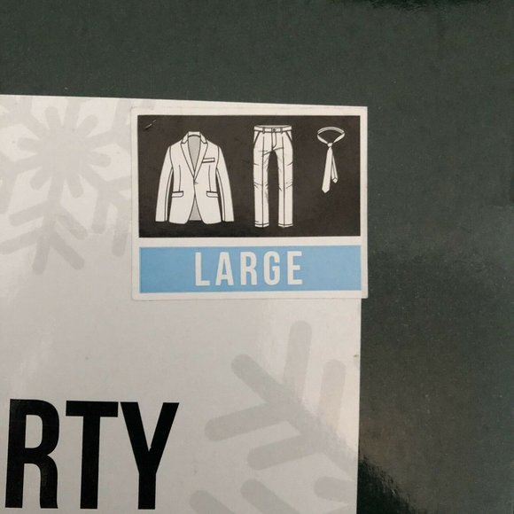 NIB Men's Ugly CHRISTMAS Party 3 Piece Suit Large - Picture 3 of 3